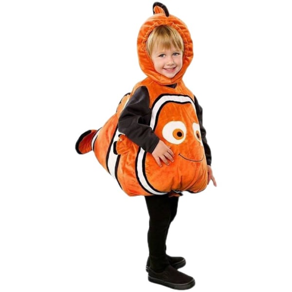 Børne Halloween kostume undervands generalmobilisering Den samme klovnfisk taske Nemo fiskehale vest tegneserie performance tøj (egnet til hei