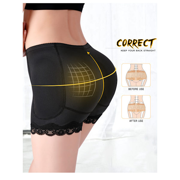 2-delt abdominalbukse-hofte- og hofte-leggings-falsk rumpe-løftebukse blonde hofteputer-midjekorsett kroppsformende truser-kvinners visuelt slanke kropp
