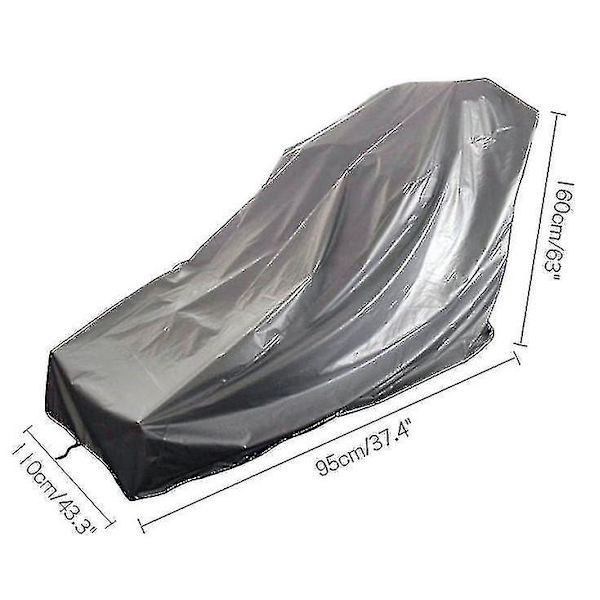 Dammtätt och regntätt överdrag för litet löpband utomhus, 95*110*160cm