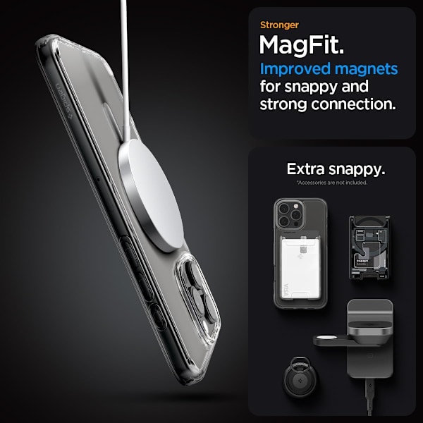 Lyxigt Magnetiskt Klart Fodral För i-Phone 16 promax Magsafe Stötdämpande Silikon skal Transparent