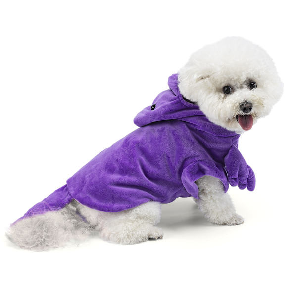 3D Violetti Korallifleece Lemmikin Vaatteet