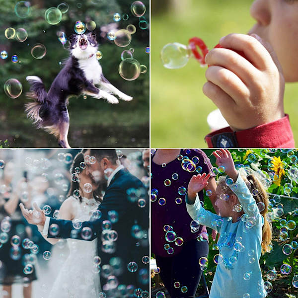 15-28st Set med stora bubbelstavar för barn, sommaraktiviteter utomhus, festtillbehör, jättebubbelmakare med bricka, lämplig för alla åldrar 26pcs