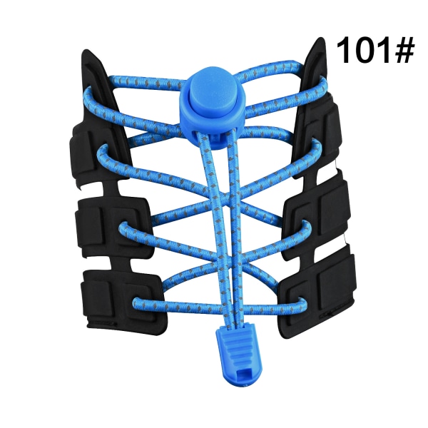 Blå, Stretch Lock Liss - Lissfrie Sneakers for Voksne og Barn (120cm)