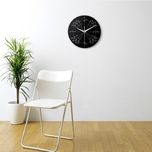 Enhet Cirkel Matte Lärare Gåva Väggklocka Watch Pre Calculus Klassrumsdekor Geometri Radian Märkt Vinklar Värden Klocka