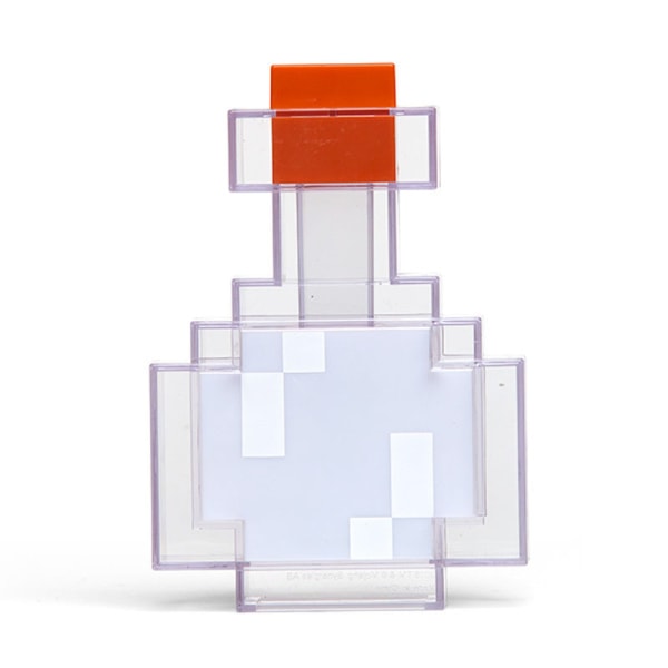 Minecraft Potion Bottle fargeskiftende LED-bordlampe, 7-tommers nattlampe