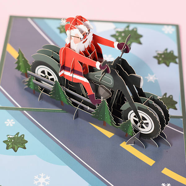 3D Pop-up Joulukortti Käsintehdyt Joulukortit Uudelle Vuodelle