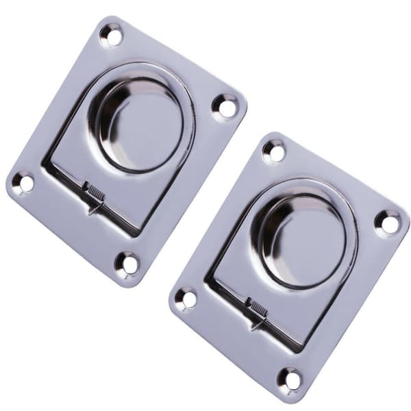 Båd Lem Håndtag, Båd Flush Lemme, Rustfrit Stål Marine Håndtag, 2 stk