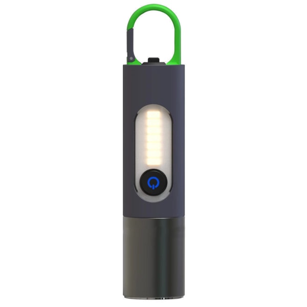 Multifunktionell vit laserficklampa utomhusbelysning tältlampa bordslampa starkt ljus liten USB uppladdningsbar elektrisk hand