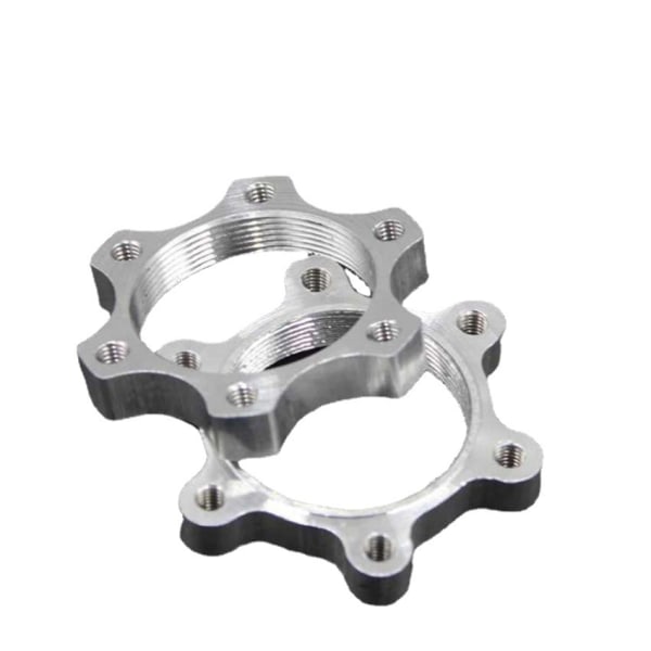 4-pak Cykel Skiveflange Skivebremse Skive 6-huls Gevind Modificeret Rotary Adapter Skivebase 44MM
