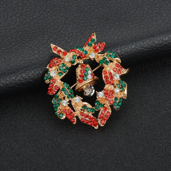 Julebroche 5 stk. Julehat broche snemand gammel mand