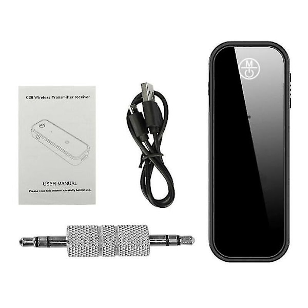 Bluetooth sändare USB trådlös bluetooth5.0 sändare mottagare 2-i-1 ljudadapter mobiltelefon