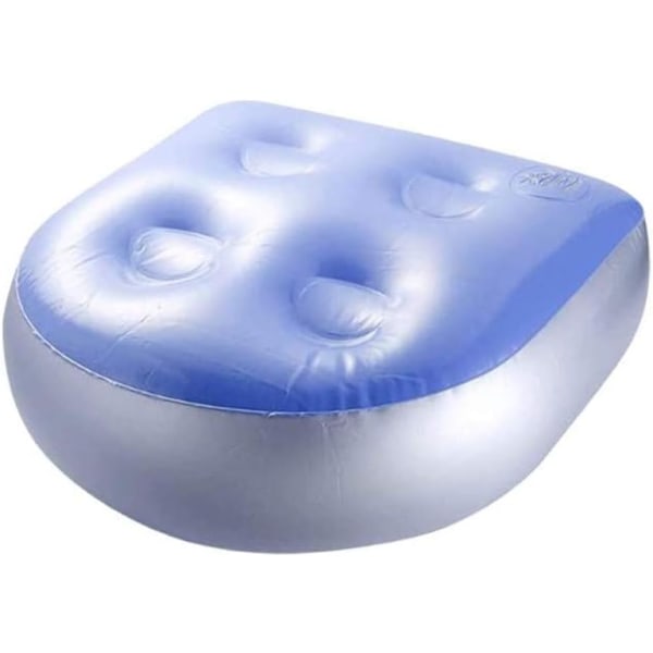 1 oppblåsbar spa-pute med sugekopper for bad, spa og jacuzzi