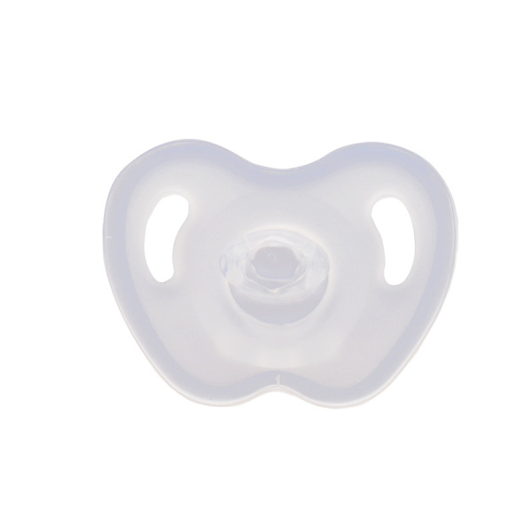 10 stk. baby silikon flat hode berolige munn lek baby rolig søvn trøst smokk hel silikon baby smokk