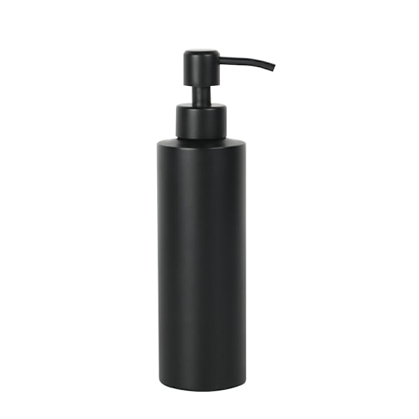 Sort Sæbedispenser, Aluminium Sæbedispenser, 350 ML, Rustfrit stål, til Køkken og Badeværelse