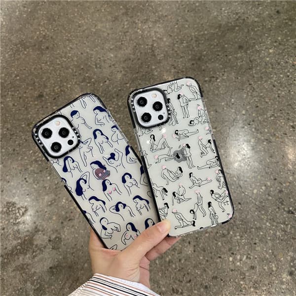 3 delar designad för iPhone 13 Pro Max case, helkroppssilico 13promax