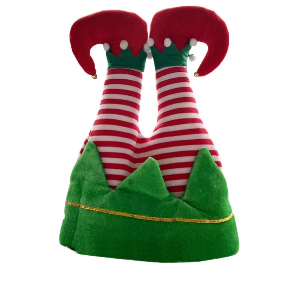 Noël enfants adultes chapeau de Noël pantalon rouge chapeau elfe chapeau dekoration de Noël articles de fête cadeaux