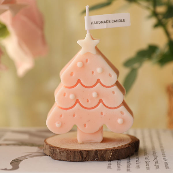 Seks kreative duftlys med juletre-duft for en romantisk julegave 8,2*6,7cm