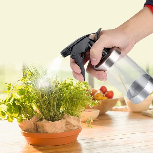 Tom rustfri stål sprayflaske Vannkanne for planter Potte for eteriske oljer
