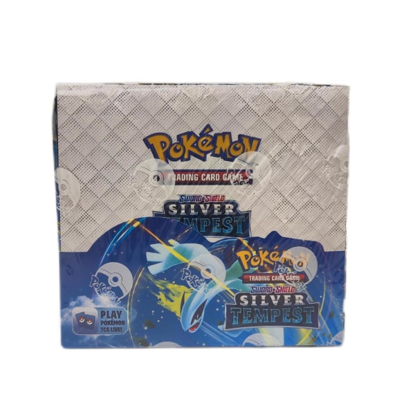 324st/låda Pokémonkort Sol & Måne Lost Thunder English Trading Card Game Evolutions Booster Box Samlarobjekt Barnleksaker Present SILVER TEMPEST