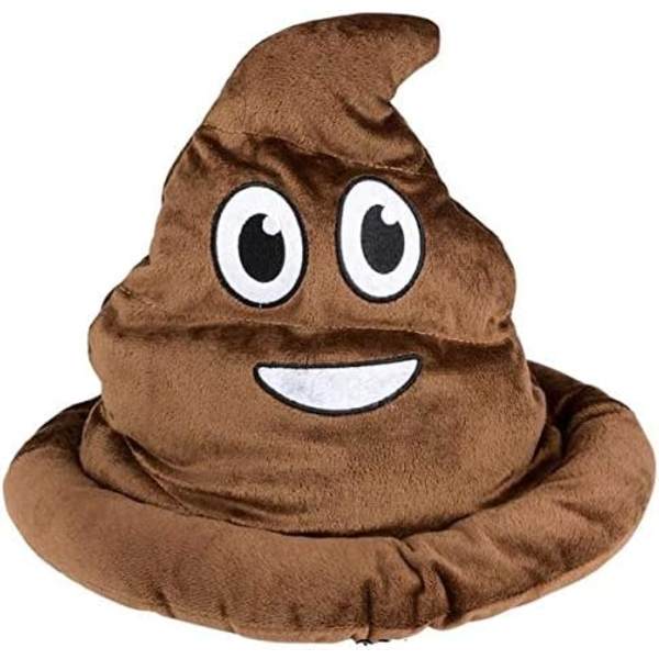 Nyhet Brun Emoticon Bajshatt
