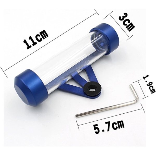 Klistermärkehållare Klistermärkehållare för motorcykel Vattentätt cylindriskt rör (slumpmässig färg)