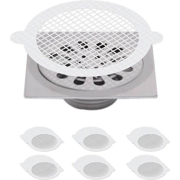 30 stk. Hårfanger, køkkenvaskfilter, bruseafløbsfilter, ikke-vævet stof brusehårfilter til vask (Diameter: 9 cm)