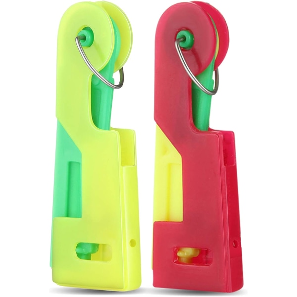 8 delar automatisk nålträdare Automatisk trädanordning Handguide Nålträdare i plast Lätt att använda och bära, slumpmässig färg
