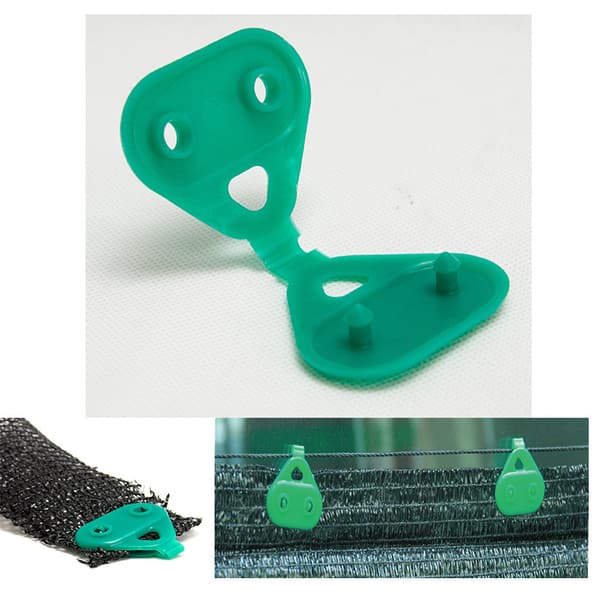 Set med 100 clips för fastsättning av skuggnät Fermarete frangisole