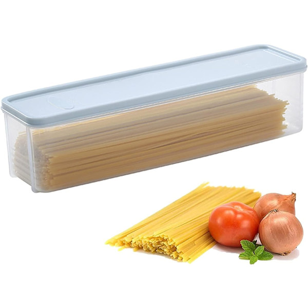 2 st Spaghetti Box Transparent Pasta Box Plast Box Pasta Förvaringsbox Spaghetti Mat Nudlar Lufttät Spaghetti Box för Spaghetti, Kök Kylskåp