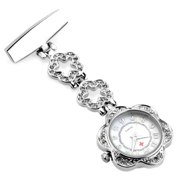 Petal Rhinestone 5371 Medical Nurse Watch Watch Importerad Movement Retro Watch Watch