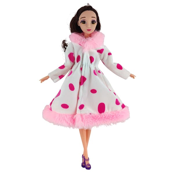 8 st 30 cm Barbie-dockkläder Vintertröja Leksaker för dockklädbyte för flickor