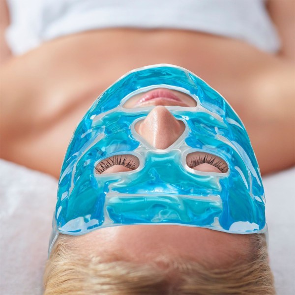 Avslappningsmask wellness mask för en förkylning terapi för solbränna kylande glasögon allergier avslappningsmask för migrän och huvudvärk