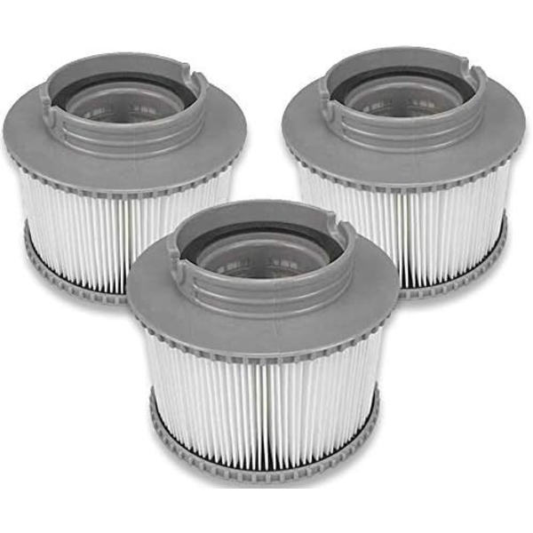 MSpa-filter, filterpatroner för simbassänger, filterutbytespatroner för MSpa-filter för badkar, spa, pool (3 st)
