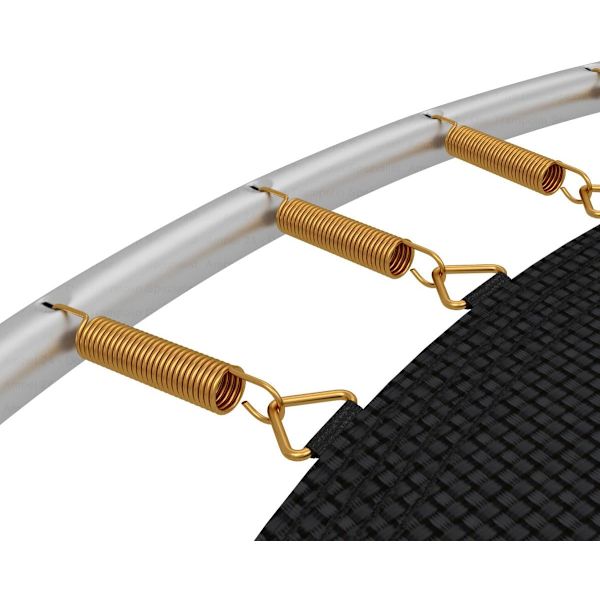 Set med 12 fjädrar 115x18mm för små studsmattor | förstärkt material