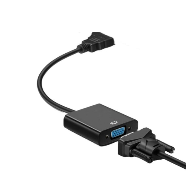 HDMI till VGA, guldpläterad HDMI till VGA-adapter (hane till hona) för