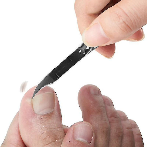 Manikyrset Nagelsaxar Nagelbandsklippare Dead Skin Remover Edge Nagelbandstrimmer Sax (svart)