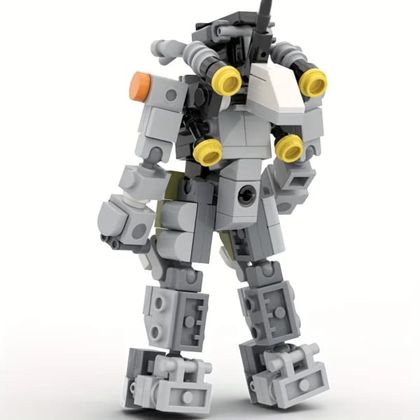 MOC Robot Byggesett Forsterket Sett Konstruksjon Figur Samleleke For Barn Voksne Jul Bursdagsgave E