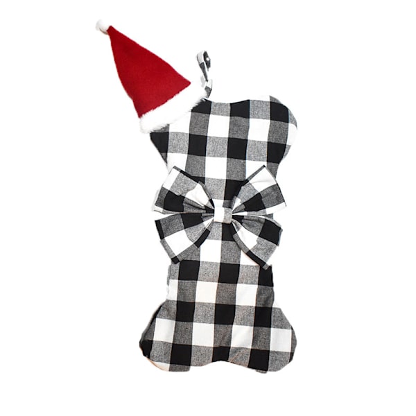 Stor jul Julstrumpa Dekoration Present Julgranshänge Tecknad presentpåse 42*24cm