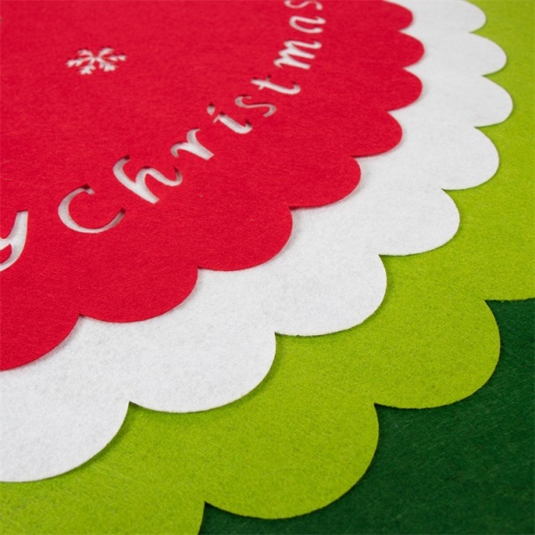 48 tums vattenmelon julgran kjol kreativa juldekorationer julgran botten förkläde
