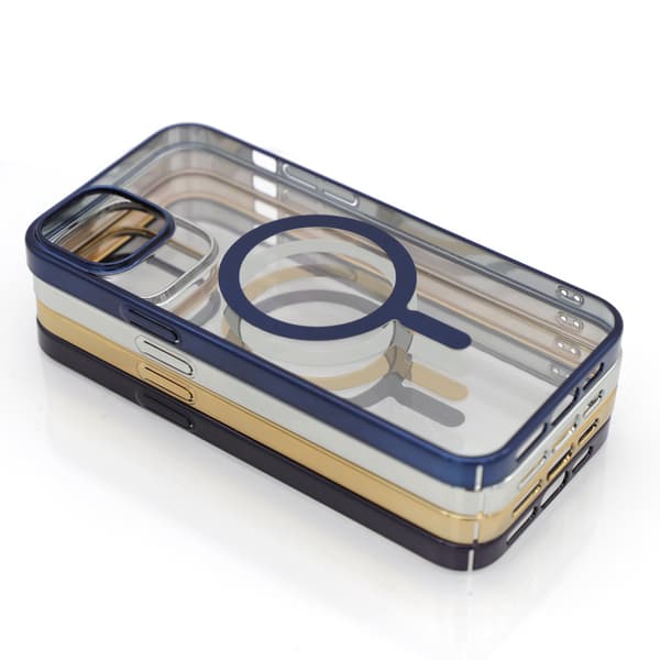 1 st, Apple iphone14 magnetiskt phone case Elektropläterat PC- case 146,7*71,6*7,4cm(L*B*H)