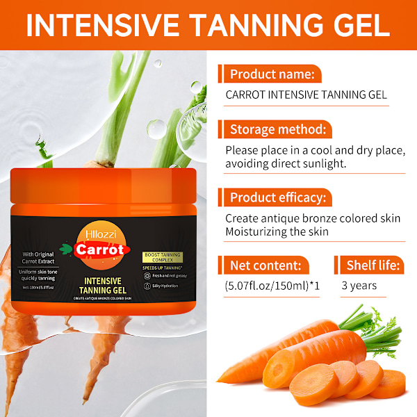 Fast Tanning Bronzing Butter with Beta Carotene 150ml