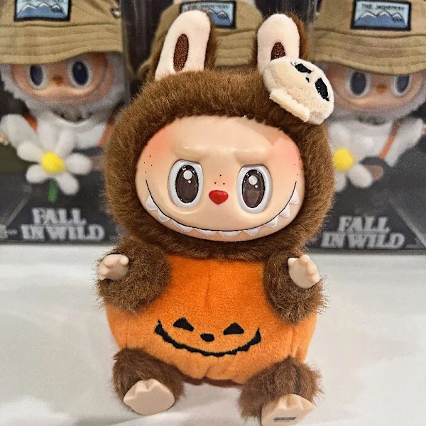 Ny Labubu Nyckelring Halloween Pumpa Konstig Karneval Labubu Pendant Överraskning Samlarobjekt Docka Kreativ Prydnad Leksak Present