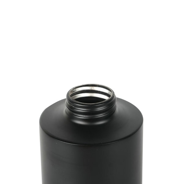 Sort Sæbedispenser, Aluminium Sæbedispenser, 350 ML, Rustfrit stål, til Køkken og Badeværelse