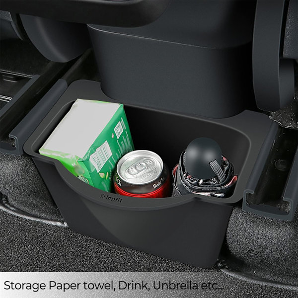 Tesla Model Y 2. seterad midtkonsoll organizer oppbevaringsboks bakseter midtkonsoll organizer beholder