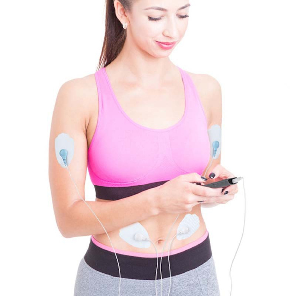 Lågfrekvent TENS Fysioterapi Instrument MINI Patch Massager Flerdelad Pulse Meridian Massage Instrument