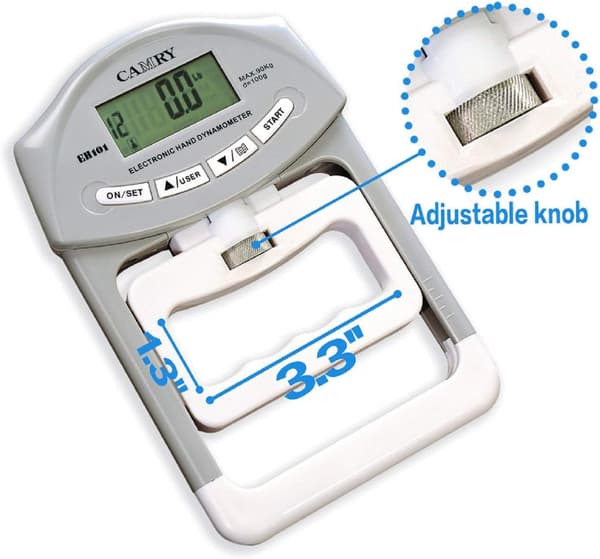 Digitalt dynamometer grebsstyrkemåling Automatisk registrering 90 kg