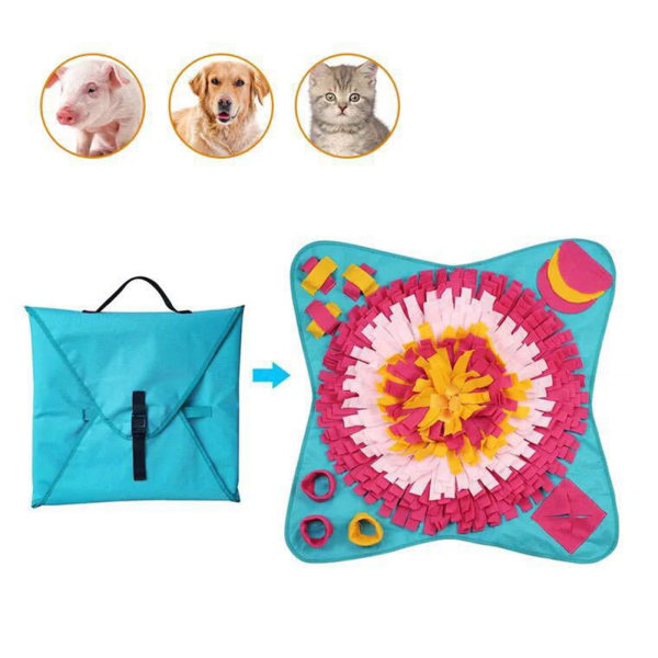 Stress relief Mind Stimulating Games Snuffle Mat Interactive Toy Filt for Dog