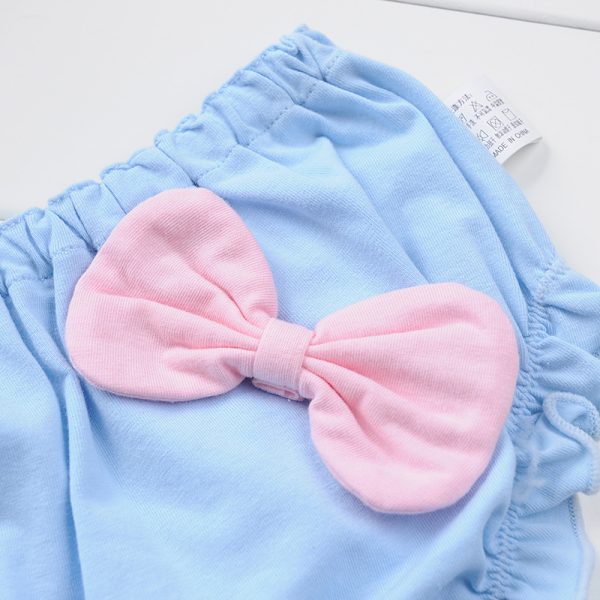 Blöjeöverdrag - Baby Bloomers, Toddler Blöjeöverdrag, Baby Flickor Baby Girls Bomullstrosor 0-1-3 år A Class Bomull Barnunderkläder