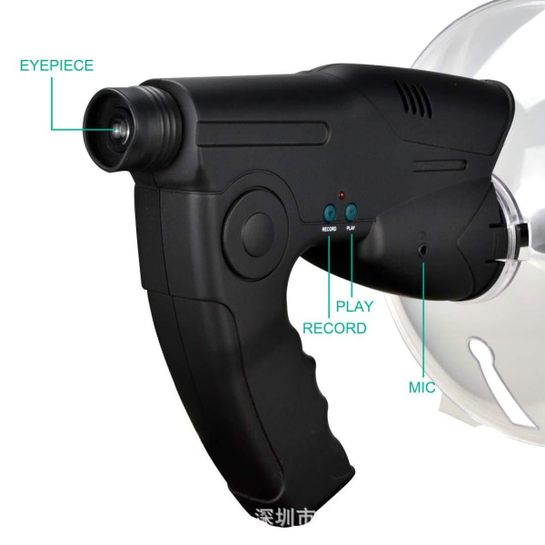 Parabolisk mikrofon Monocular X8 Bionic Ear Long Range Birds Listening Telescope 200m hög kvalitet