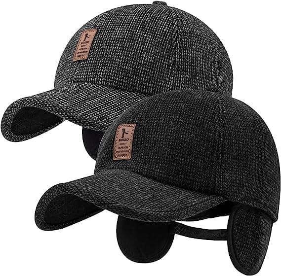 Vinter casual baseballcaps for middelaldrende og eldre, høst og vinter